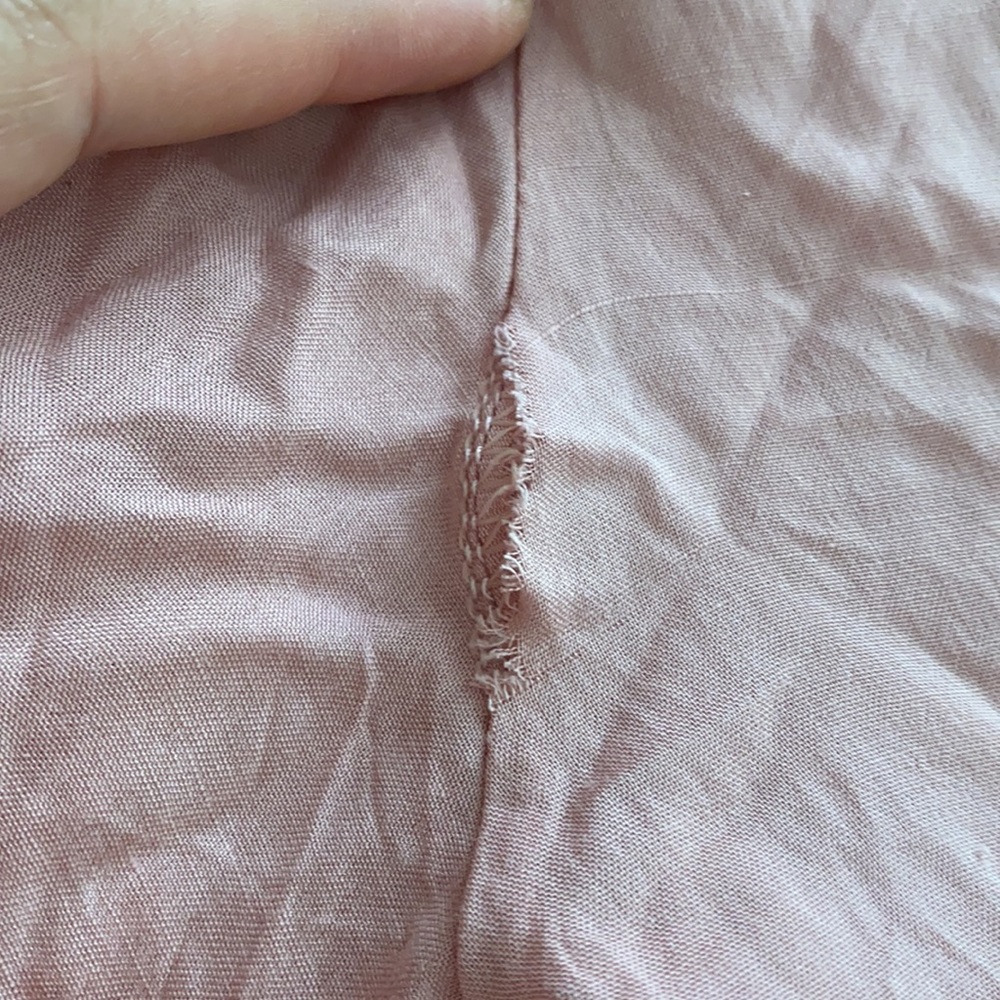 FORGOTTEN GRACE LACE UP PINTUCK BLOUSE - Picture 4 of 4